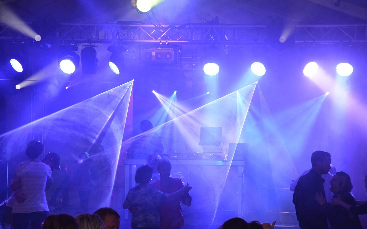 laser, disco, light show